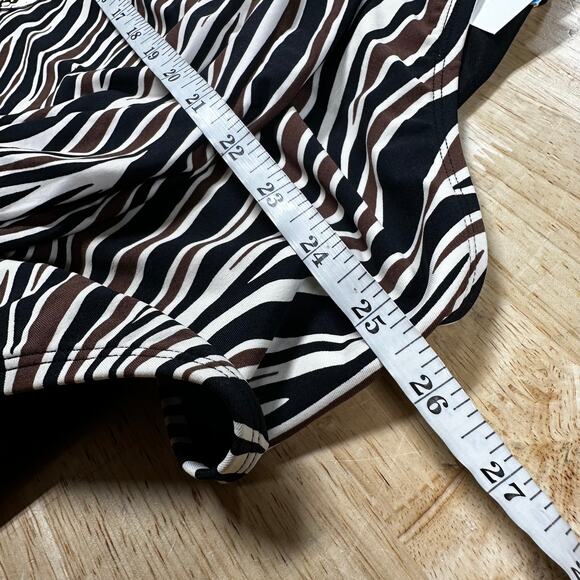 Bleu by Rod Beattie Animal Instinct Cap Sleeve One Piece Swimsuit Size 10 NEW - Picture 9 of 9